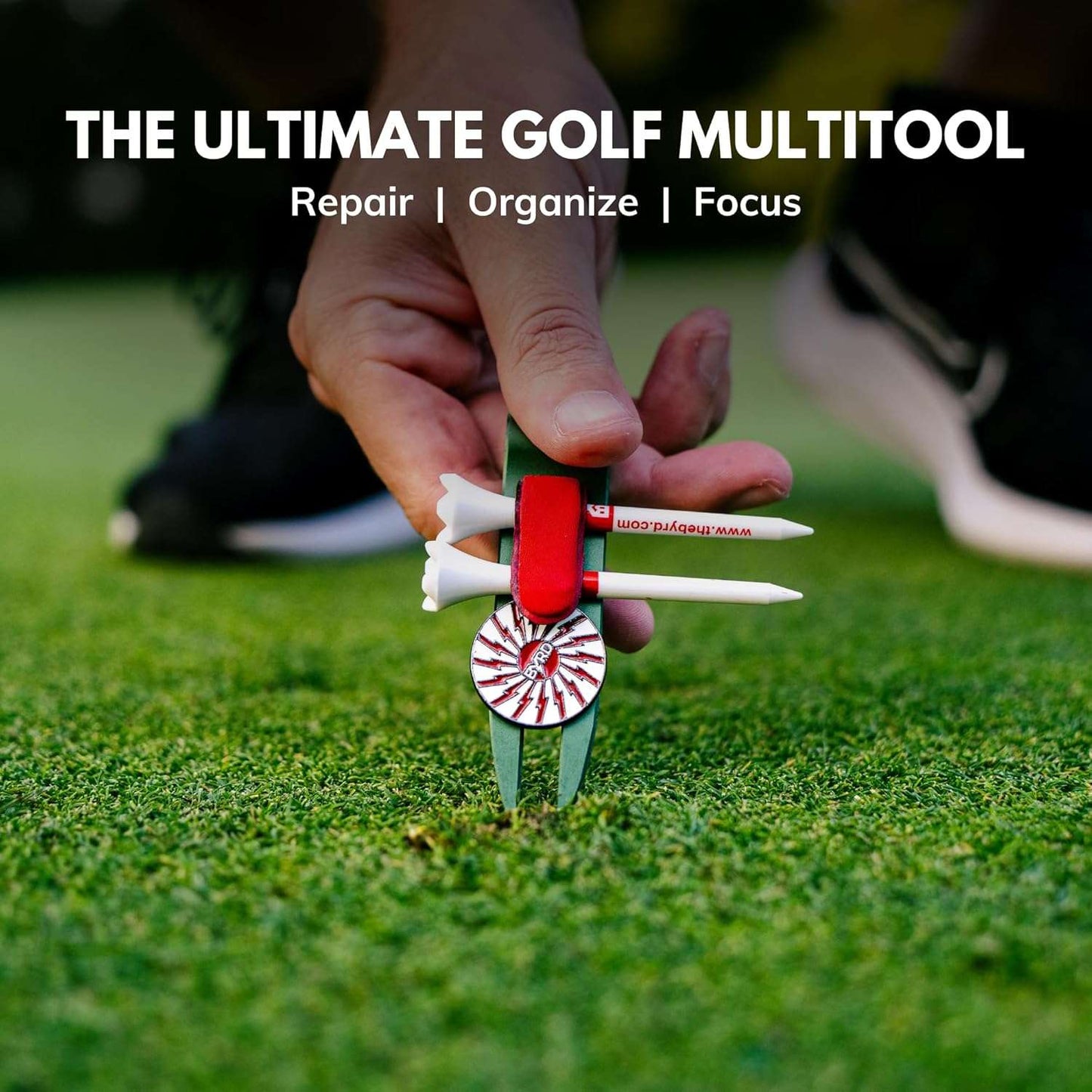 THE BYRD GOLF DIVOT CLYP - Organize Your Golf Gear