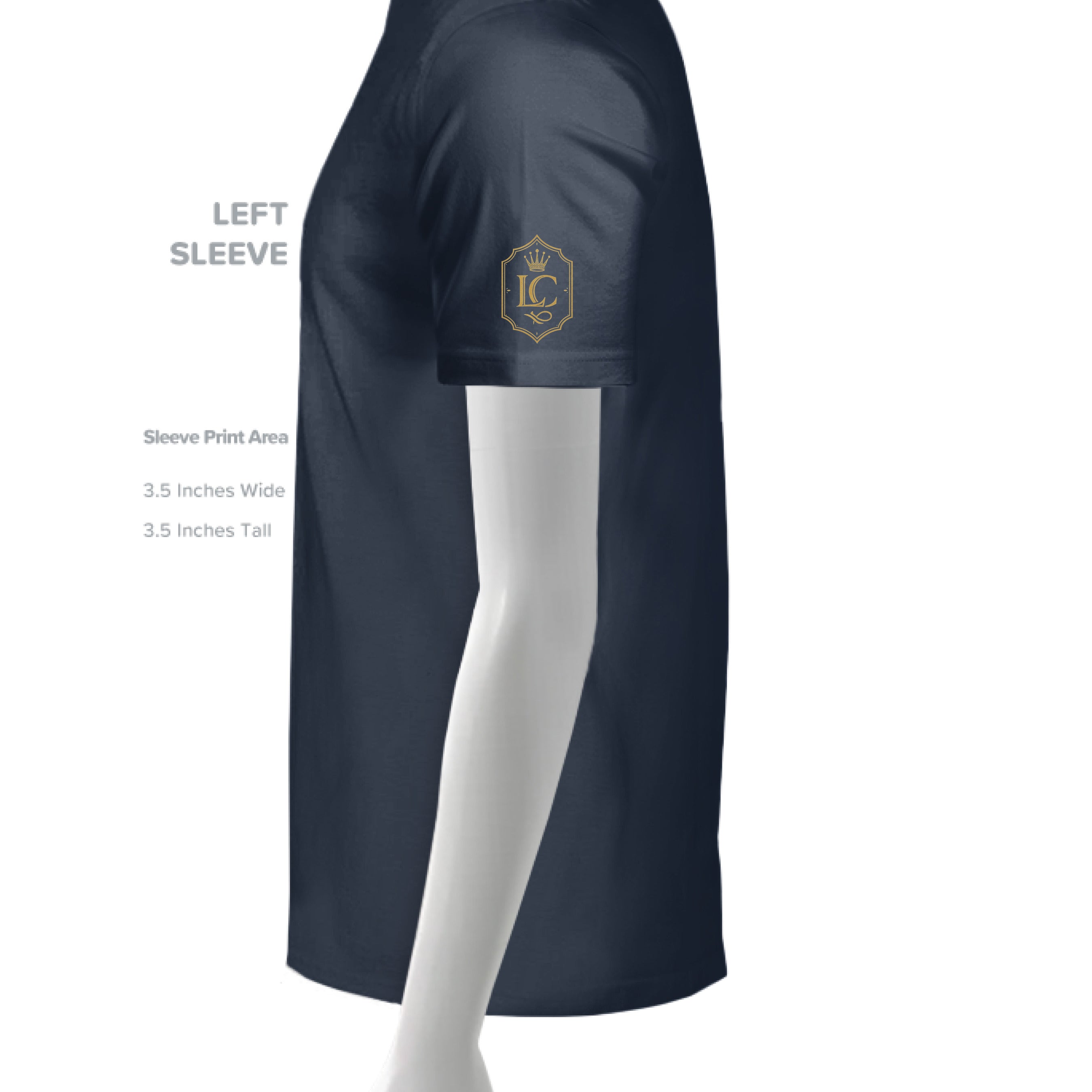 TRUE NAVY - SLEEVE_LEFT